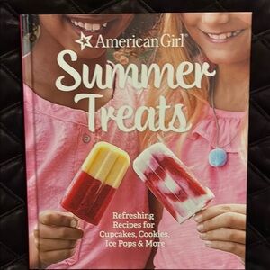 American Girl Summer Treats Cookbook - Pink and Red Cover